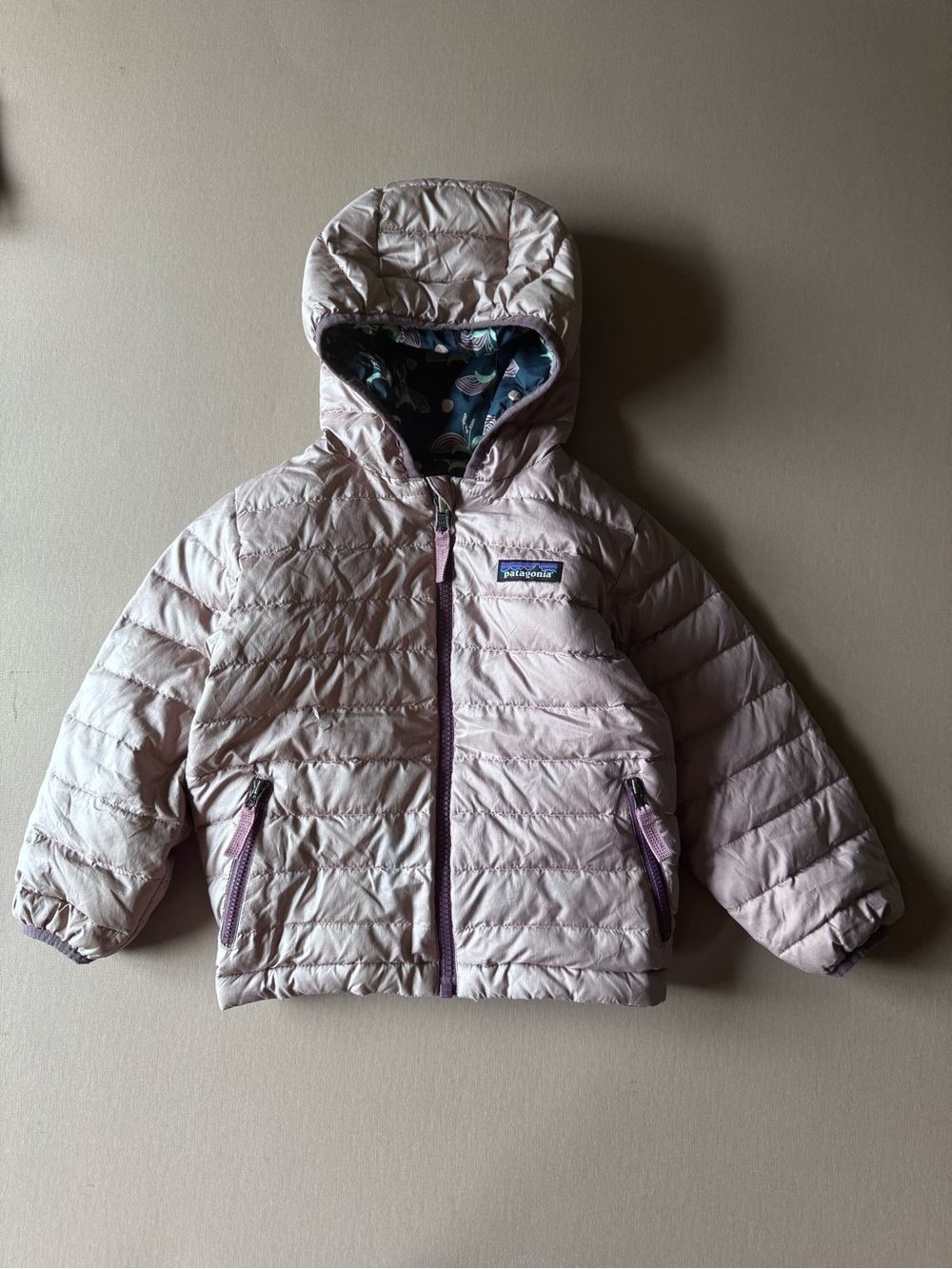 Patagonia Kids Reversible Hooded Puffer Jacket